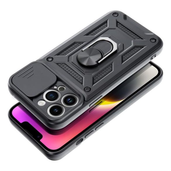 SLIDE ARMOR Case IPHONE 15 Pro fekete tok