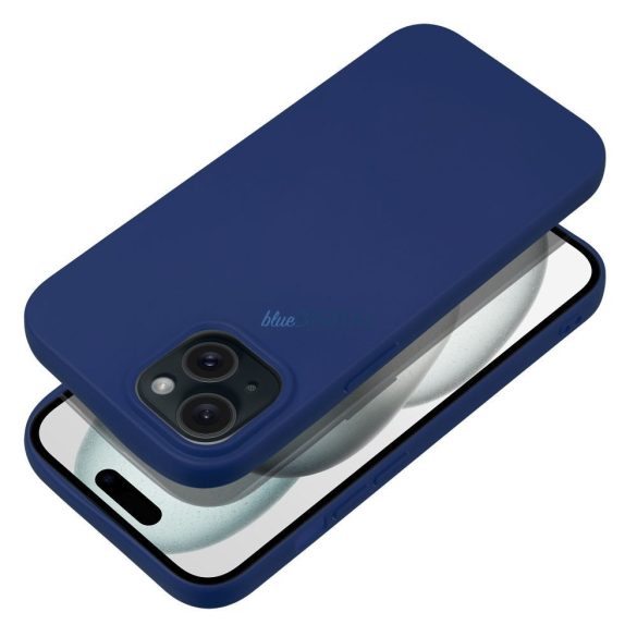 SOFT Case IPHONE 15 sötétkék tok