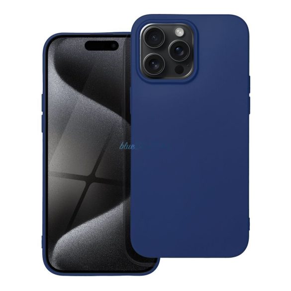 SOFT Case IPHONE 15 PRO MAX készülékhez sötétkék tok