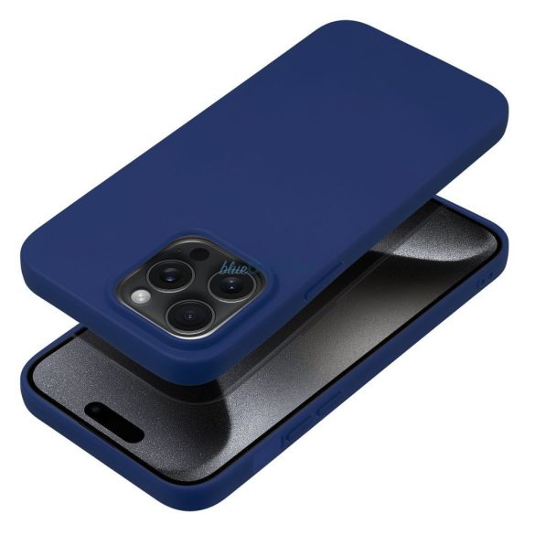 SOFT Case IPHONE 15 PRO MAX készülékhez sötétkék tok