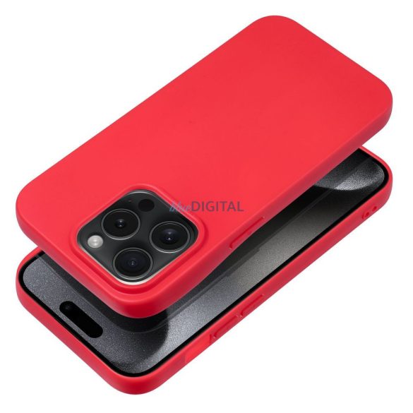 SOFT Case IPHONE 15 PRO piros tok