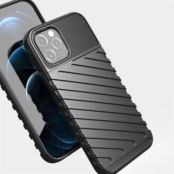 THUNDER Case IPHONE 15 PRO fekete tok