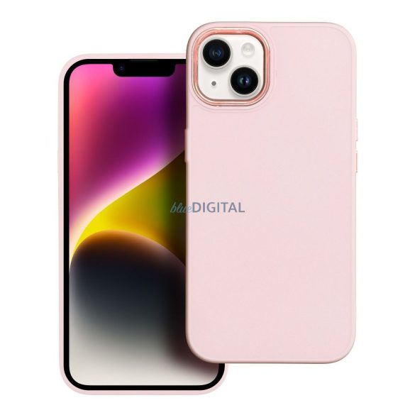 FRAME tok iPhone 15 Plus por rózsaszínű