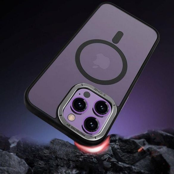 X-ONE Dropguard mágneses tok Air - az Apple iPhone 15 készülékhez fekete