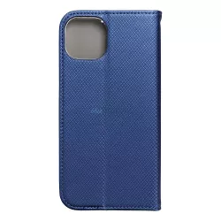 Smart Casekönyvtok IPHONE 15 PLUS Tengerészkék