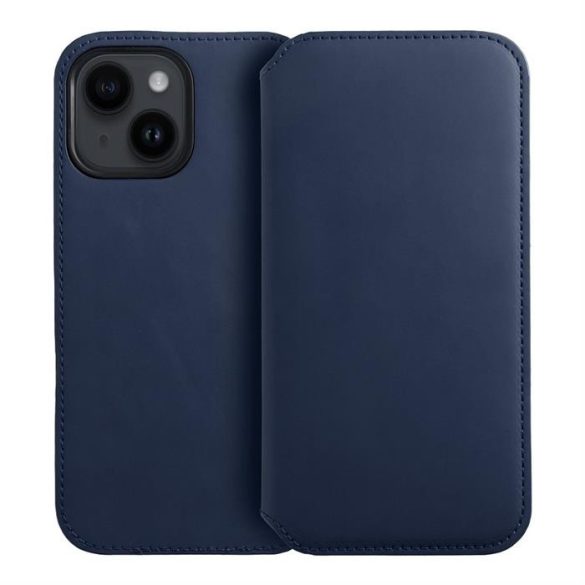 Dual Pocket Book case IPHONE 15 PRO MAX kék tok