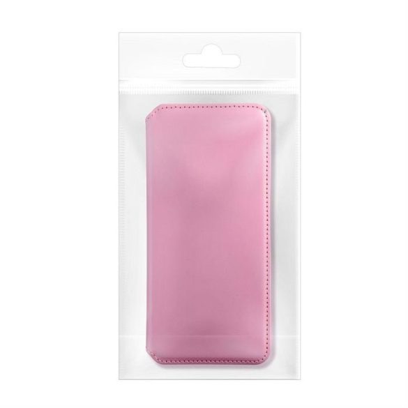 Dual Pocket Book case IPHONE 15 PRO világos rózsaszín tok