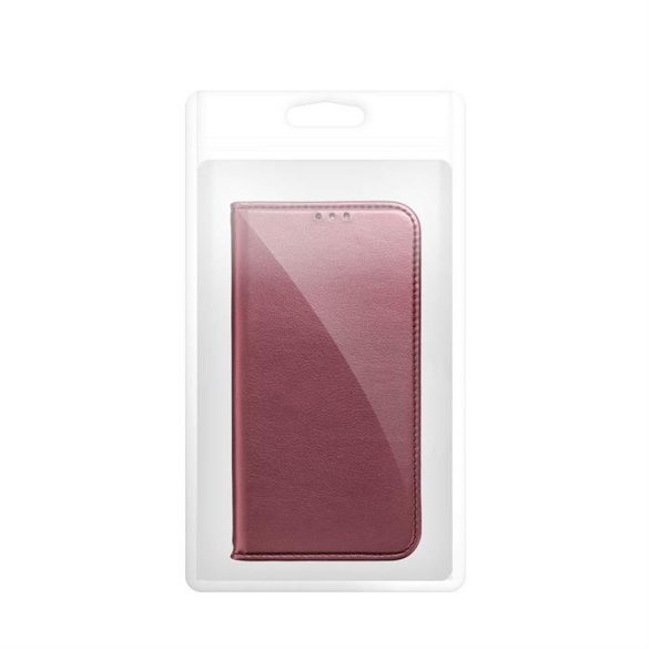 Smart Magneto Könyvtok IPHONE 15 bordó