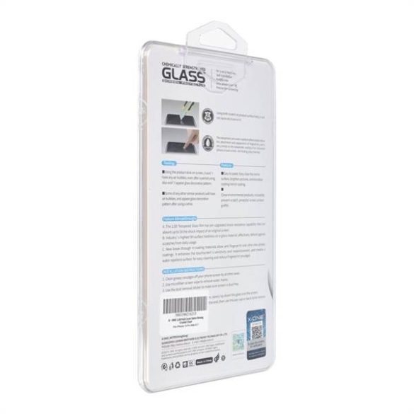 X-ONE Full Cover Extra erős kristálytiszta - iPhone 15 Pro Max edzett üveg 9H fólia