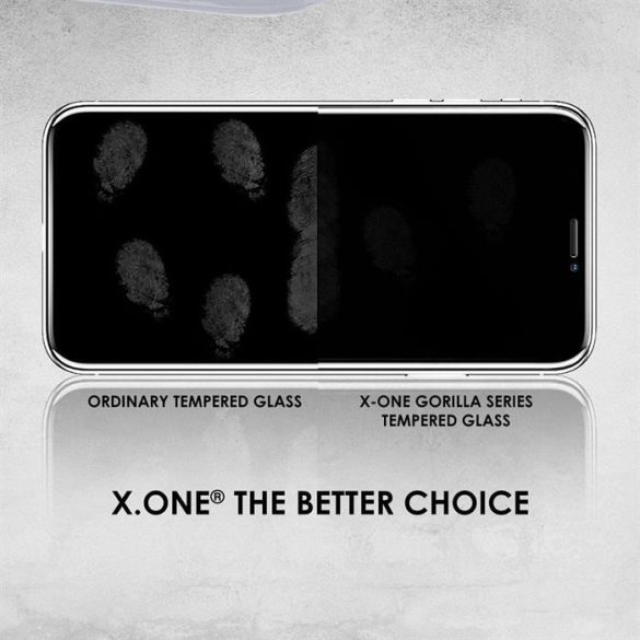 X-ONE Full Cover Extra erős matt - iPhone 15 Pro edzett üveg 9H fólia