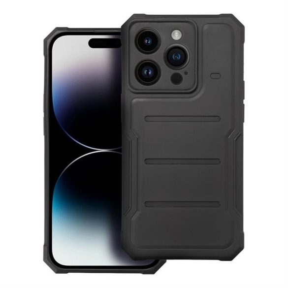 Nagy teherbírású tok IPHONE 15 PRO fekete