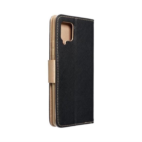 Fancy Book case IPHONE 15 fekete / arany tok