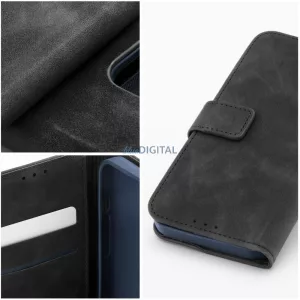 TENDER Book case IPHONE 15 Pro fekete tok
