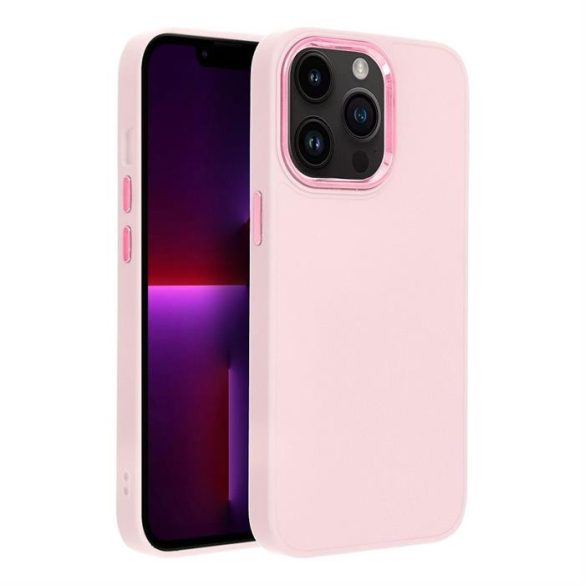 FRAME tok IPHONE 13 PRO MAX púder rózsaszínű