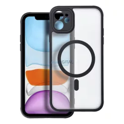   Full Matte Mag Cover tok Magsafe kompatibilis iPhone 11 fekete