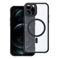   Full Matte Mag Cover tok MagSafe kompatibilis iPhone 12 PRO fekete