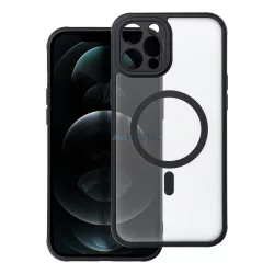  Full Matte Mag Cover tok MagSafe kompatibilis iPhone 12 PRO MAX fekete