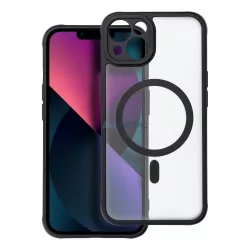   Full Matte Mag Cover tok Magsafe kompatibilis iPhone 13 fekete