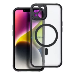   Full Matte Mag Cover tok Magsafe kompatibilis iPhone 14 fekete