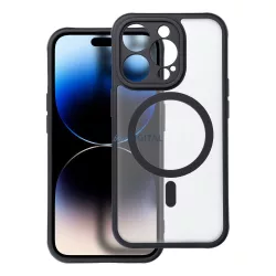   Full Matte Mag Cover tok Magsafe kompatibilis iPhone 14 PRO fekete