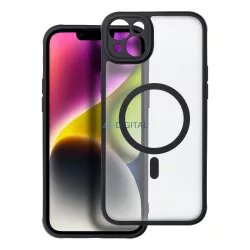   Full Matte Mag Cover tok Magsafe kompatibilis iPhone 14 PLUS fekete