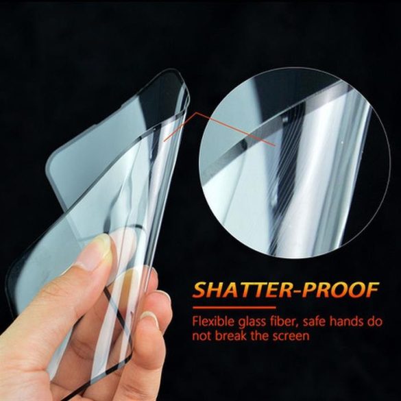 Bestsuit Rugalmas hibrid üveg 5D Apple iPhone 15 fekete fólia