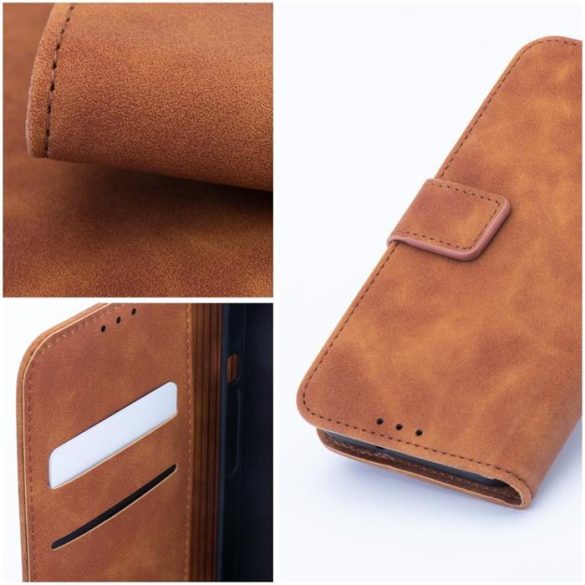 TENDER Book case XIAOMI Redmi NOTE 12S barna tok