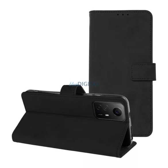 TENDER Book case XIAOMI Redmi NOTE 12S fekete tok
