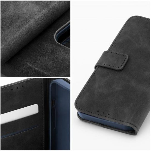 TENDER Book case XIAOMI Redmi NOTE 12S fekete tok