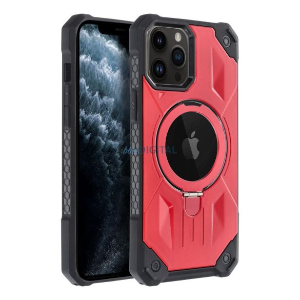 Armor Mag Cover tok MagSafe kompatibilis iPhone 11 PRO MAX piros