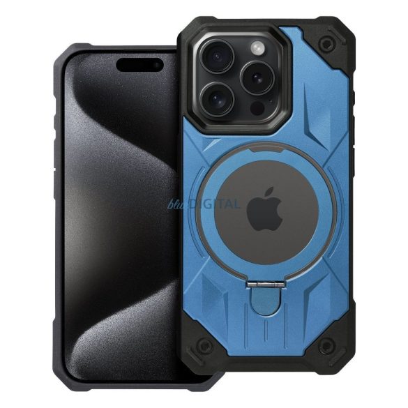 Armor Mag Cover tok MagSafe kompatibilis iPhone 15 PRO kék