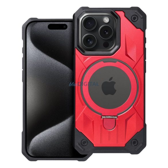 Armor Mag Cover tok MagSafe kompatibilis iPhone 15 PRO piros