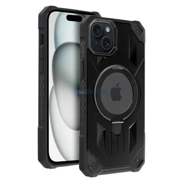 Armor Mag Cover tok MagSafe kompatibilis iPhone 15 PLUS fekete