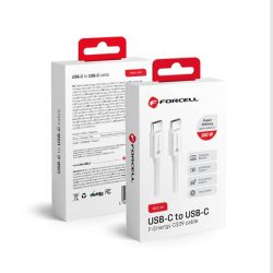   FORCELL Type-C kábel C do Type-C QC4.0 5A/20V PD100W C339 3m fehér
