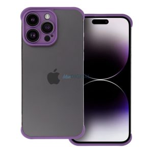 MINI BUMPERS kamera sziget védelem tok iPhone 15 PRO sötétlila