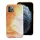 LEATHER MAG HÁTLAP tok IPHONE 11 Pro-hoz narancssárga splash