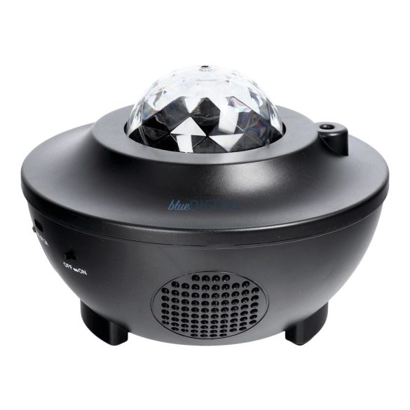Kivetítő STARS éjszakai lámpa bluetooth hangszóró + távirányító +USB BTM0504 fekete