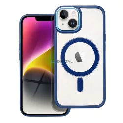   Color Edge Mag Cover tok Magsafe kompatibilis iPhone 14 tengerészkék