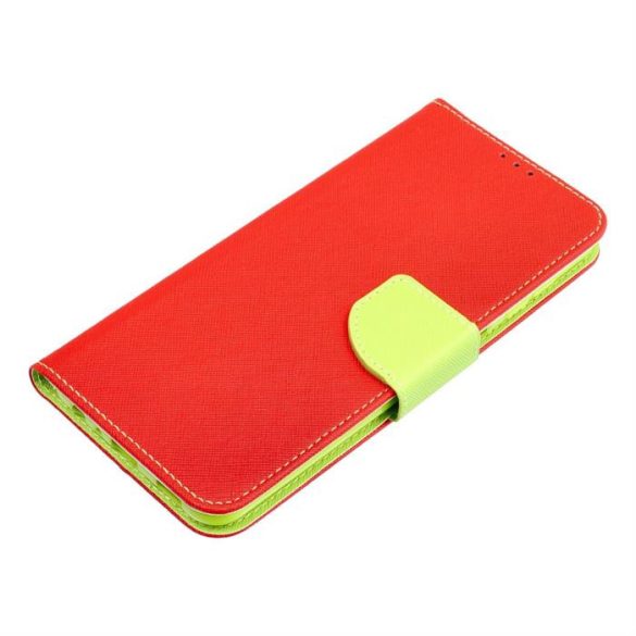 Fancy Book case SAMSUNG M13 4G piros / lime tok