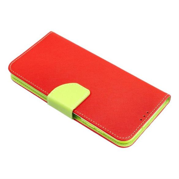 Fancy Book case SAMSUNG M13 4G piros / lime tok