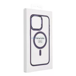   Színes Edge Mag Cover tok Magsafe kompatibilis iPhone 15 PRO mélylila lila