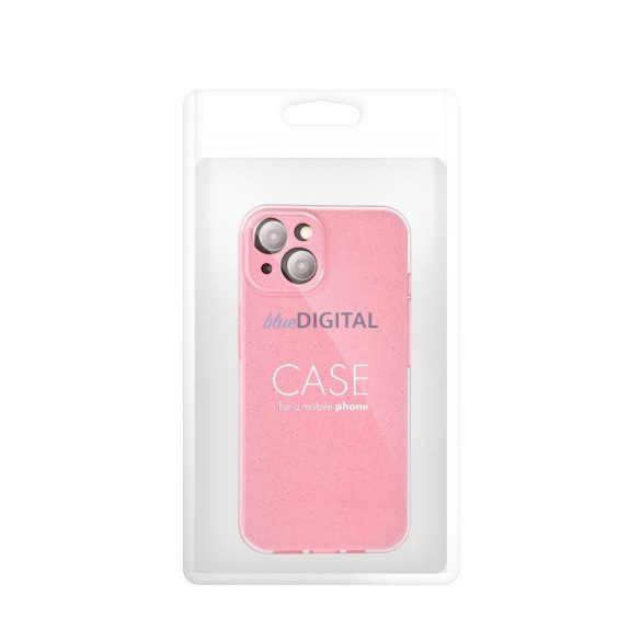 Átlátszó tok 2mm BLINK iPhone 13 rózsaszínű