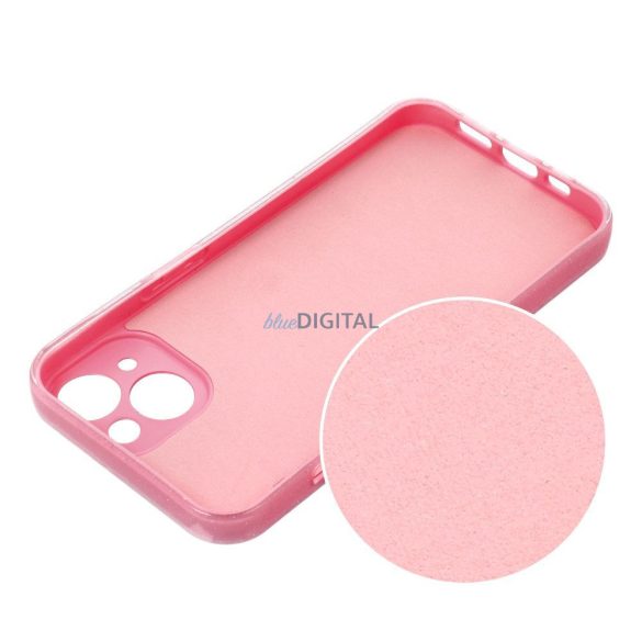 Átlátszó tok 2mm BLINK iPhone 15 PLUS rózsaszínű