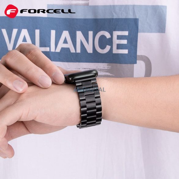 FORCELL F-DESIGN FA10 szíj Apple Watch 38/40/41mm fekete