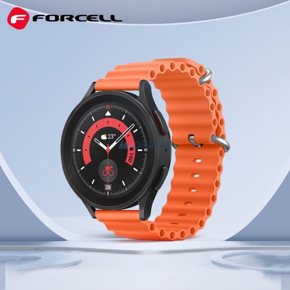 FORCELL F-DESIGN FS01 szíj Samsung Watch 20mm narancssárga