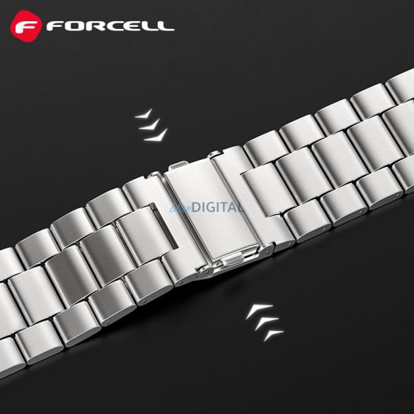 FORCELL F-DESIGN FA10 szíj Apple Watch 38/40/41mm ezüst