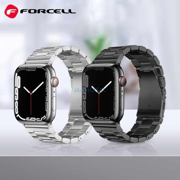 FORCELL F-DESIGN FA10 szíj Apple Watch 38/40/41mm ezüst