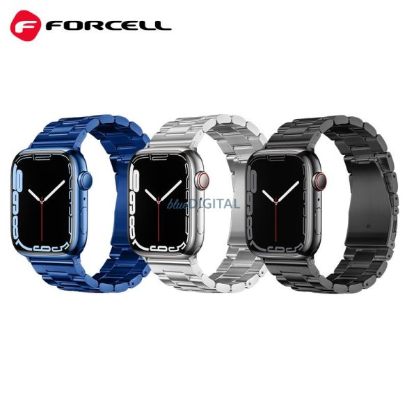 FORCELL F-DESIGN FA10 szíj Apple Watch 38/40/41mm ezüst
