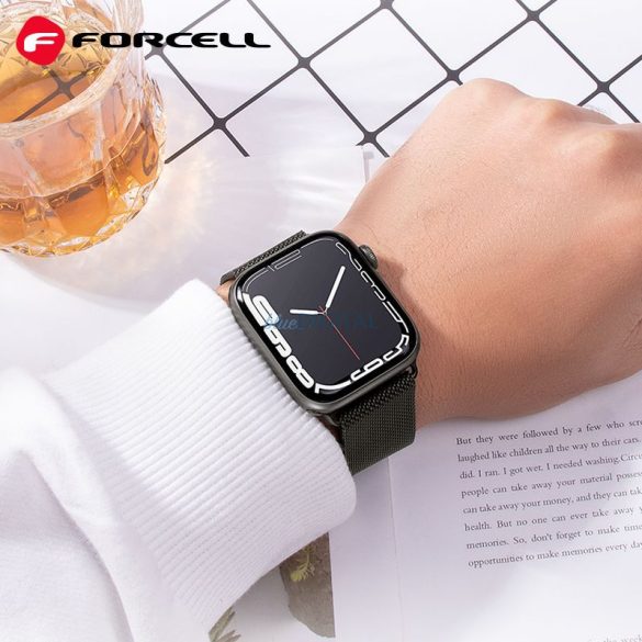 FORCELL F-DESIGN FA03 szíj Apple Watch 38/40/41mm zöld