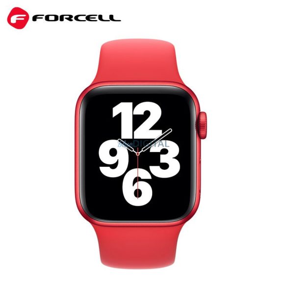 FORCELL F-DESIGN FA01 szíj Apple Watch 42/44/45/49mm piros